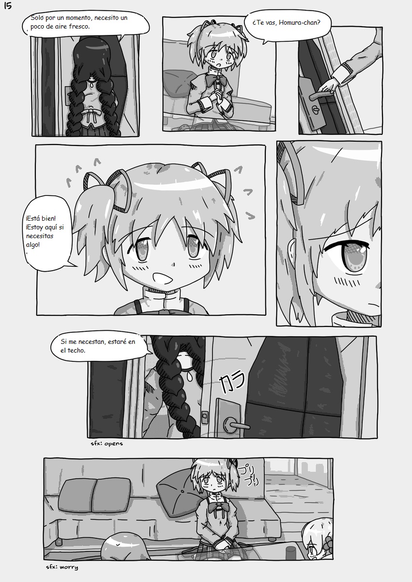 Mahou Shoujo Madoka★Magica - Coffee God and Cigarettes (Doujinshi) パンク / Punk (Traduccion:CristoferDeLosAndes) image number 17
