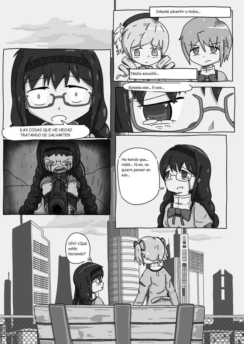 Mahou Shoujo Madoka★Magica - Coffee God and Cigarettes (Doujinshi) パンク / Punk (Traduccion:CristoferDeLosAndes) image number 39