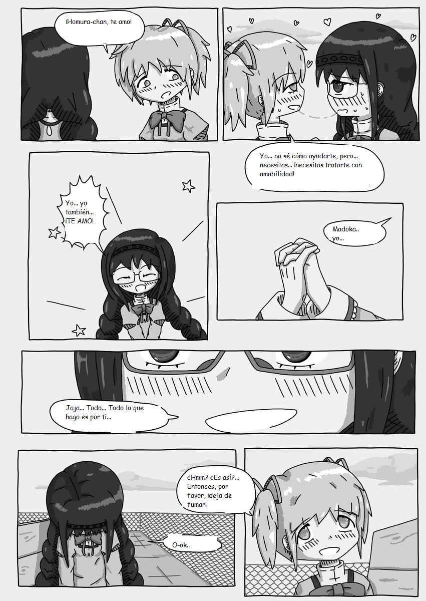 Mahou Shoujo Madoka★Magica - Coffee God and Cigarettes (Doujinshi) パンク / Punk (Traduccion:CristoferDeLosAndes) image number 44