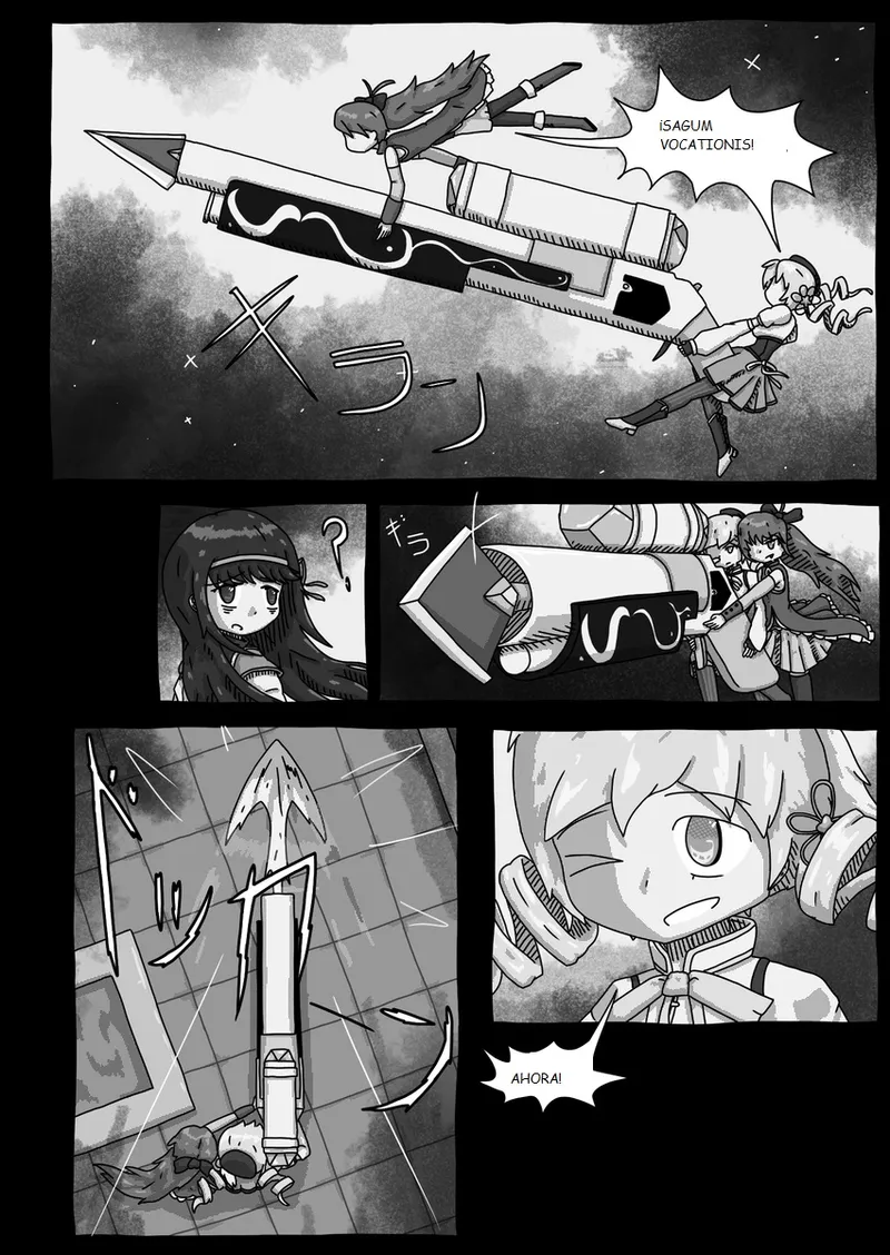 Mahou Shoujo Madoka★Magica - Coffee God and Cigarettes (Doujinshi) パンク / Punk (Traduccion:CristoferDeLosAndes) image number 56