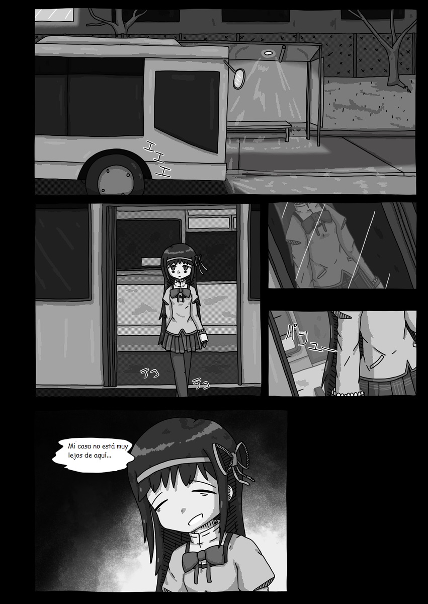 Mahou Shoujo Madoka★Magica - Coffee God and Cigarettes (Doujinshi) パンク / Punk (Traduccion:CristoferDeLosAndes) image number 64