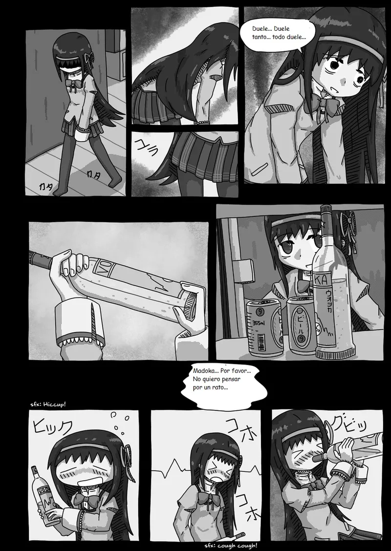 Mahou Shoujo Madoka★Magica - Coffee God and Cigarettes (Doujinshi) パンク / Punk (Traduccion:CristoferDeLosAndes) image number 72