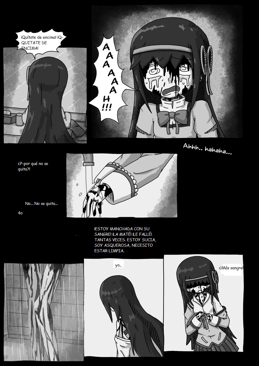 Mahou Shoujo Madoka★Magica - Coffee God and Cigarettes (Doujinshi) パンク / Punk (Traduccion:CristoferDeLosAndes) image number 75