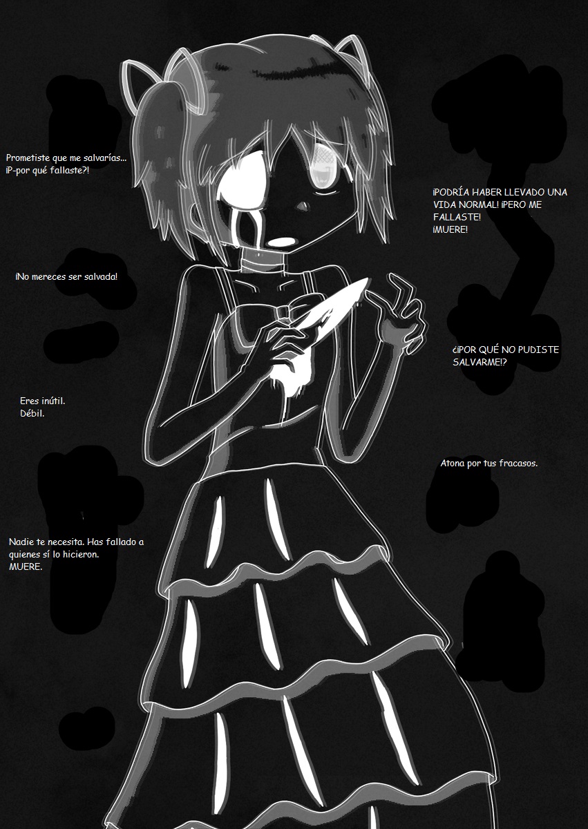 Mahou Shoujo Madoka★Magica - Coffee God and Cigarettes (Doujinshi) パンク / Punk (Traduccion:CristoferDeLosAndes) image number 76