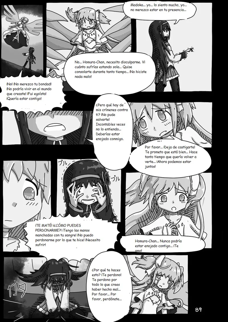 Mahou Shoujo Madoka★Magica - Coffee God and Cigarettes (Doujinshi) パンク / Punk (Traduccion:CristoferDeLosAndes) image number 90