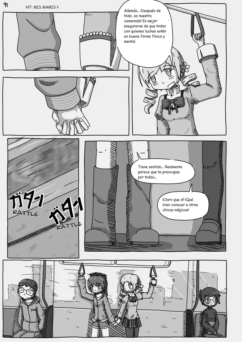 Mahou Shoujo Madoka★Magica - Coffee God and Cigarettes (Doujinshi) パンク / Punk (Traduccion:CristoferDeLosAndes) image number 92