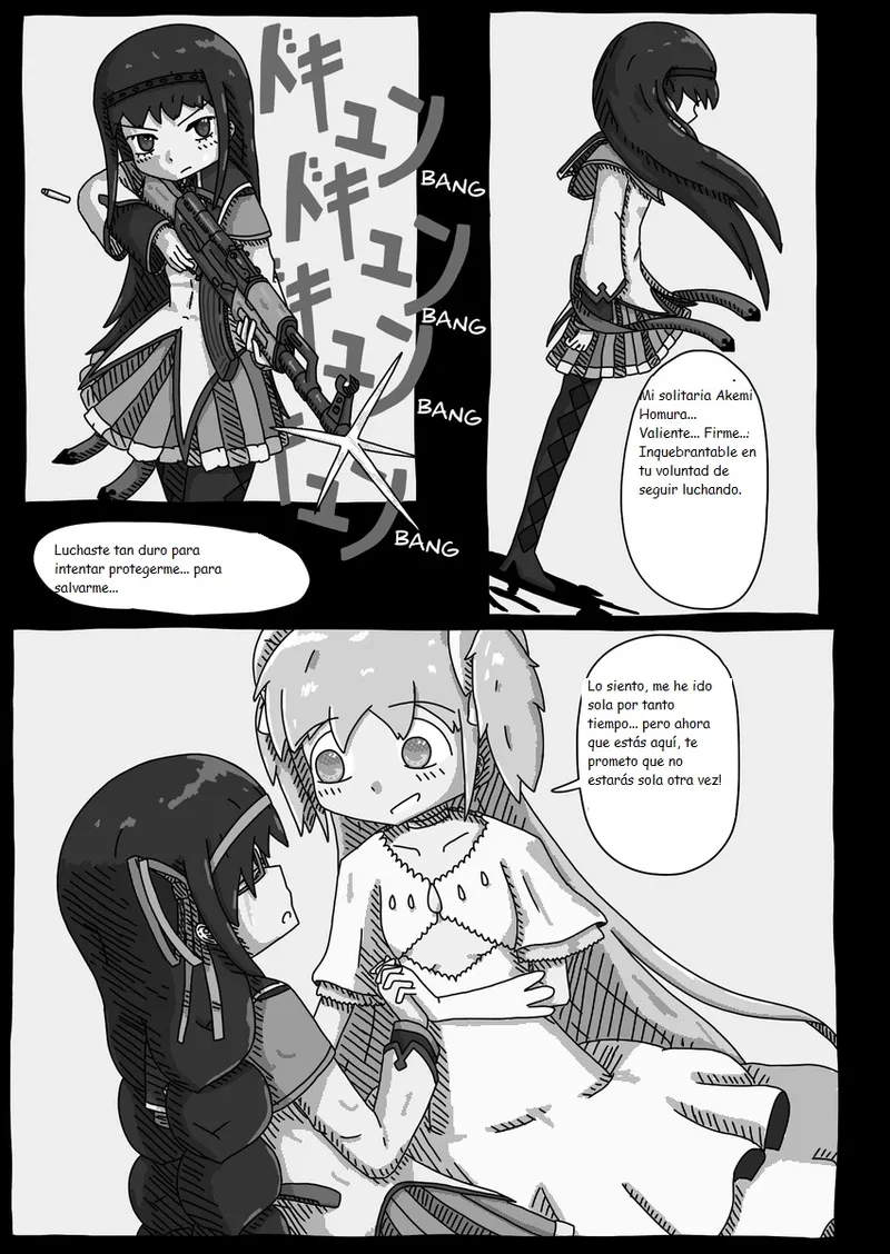 Mahou Shoujo Madoka★Magica - Coffee God and Cigarettes (Doujinshi) パンク / Punk (Traduccion:CristoferDeLosAndes) image number 98