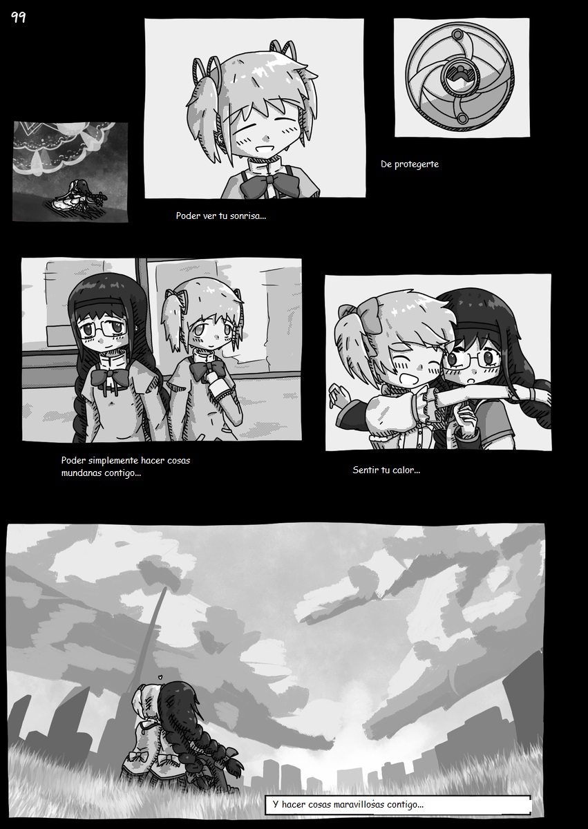 Mahou Shoujo Madoka★Magica - Coffee God and Cigarettes (Doujinshi) パンク / Punk (Traduccion:CristoferDeLosAndes) image number 100
