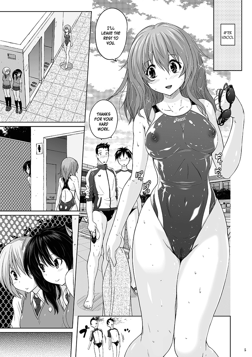 [Nyanko Batake (Murasaki Nyaa)] Muchi Muchi Pinch Kyouei Mizugi [English] [MrBubbles] [Digital] numero di immagine  4