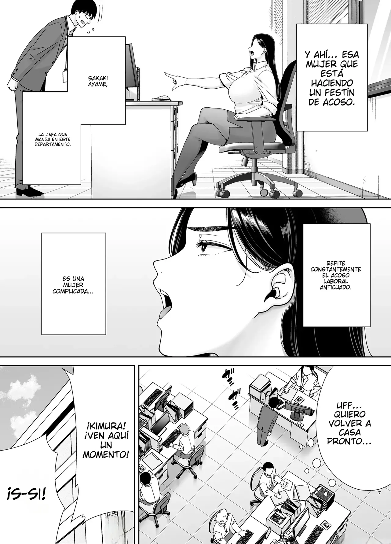 ¡La jefa abusiva y el empleado sumiso! (Sin censura) numero di immagine  6