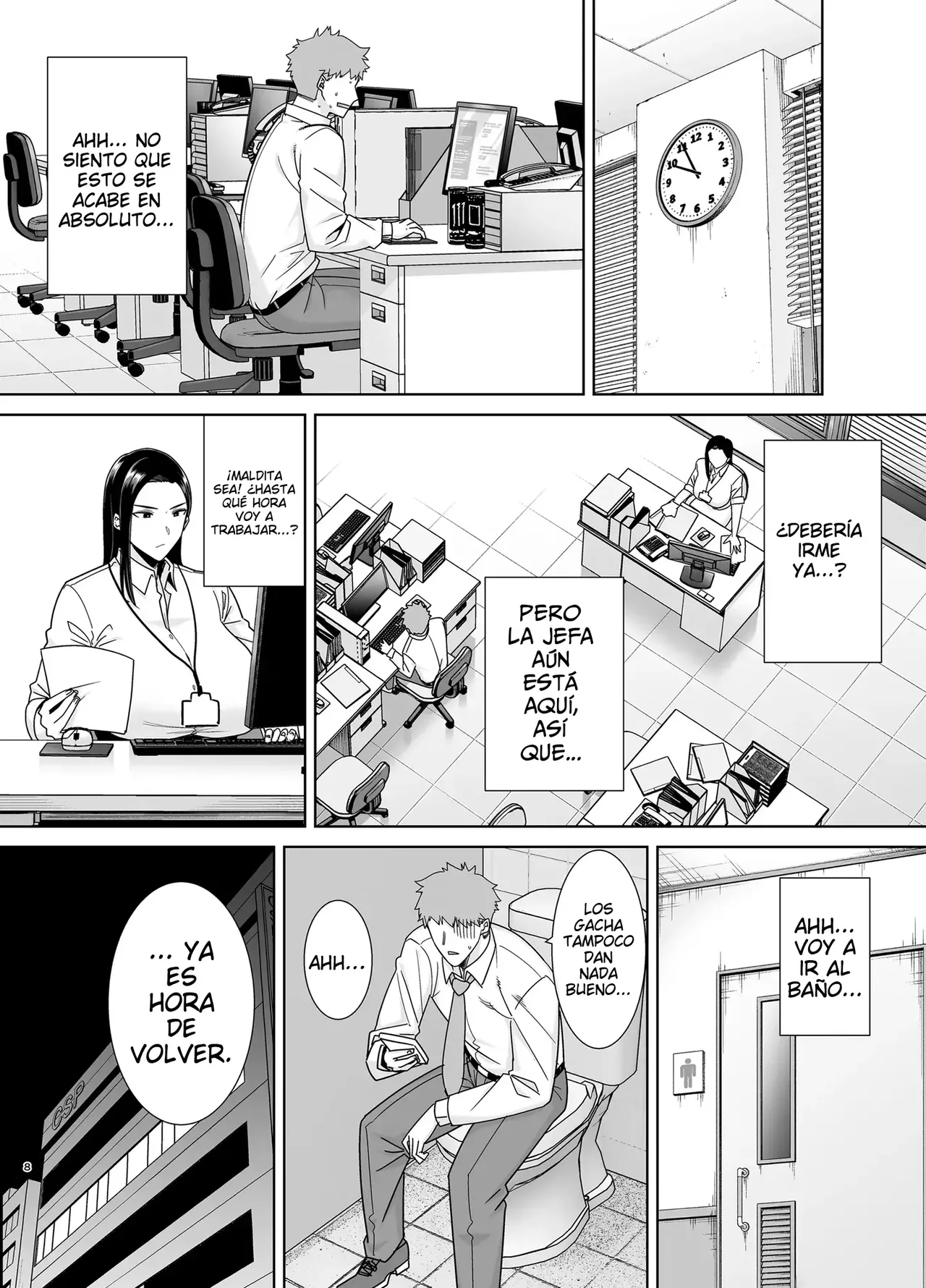 ¡La jefa abusiva y el empleado sumiso! (Sin censura) numero di immagine  7