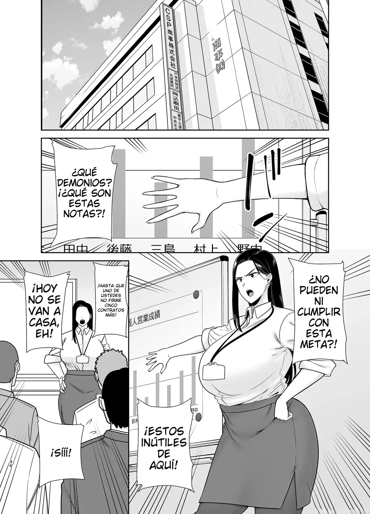 ¡La jefa abusiva y el empleado sumiso! (Sin censura) numero di immagine  35