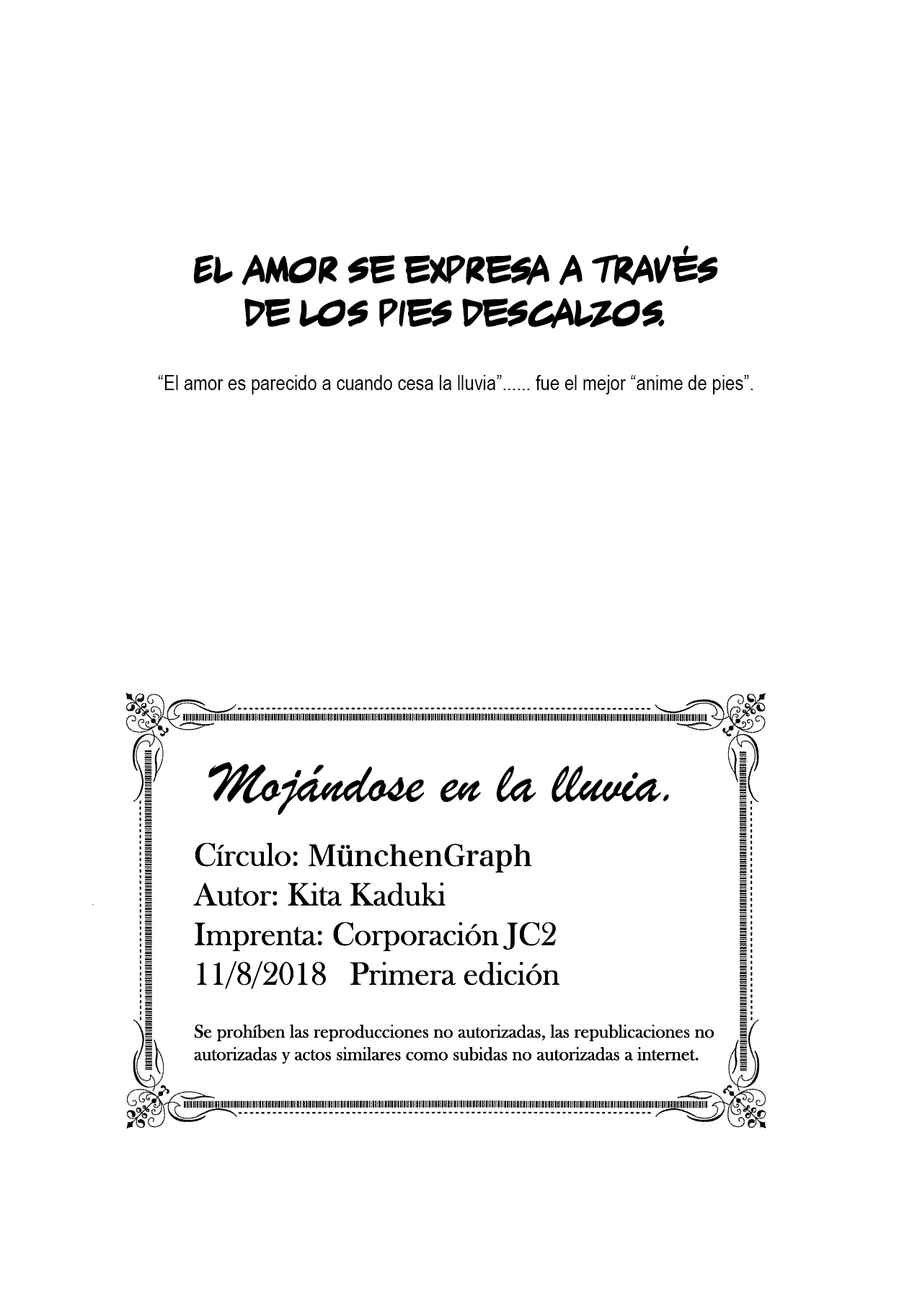 (C94) [MünchenGraph (Kita Kaduki)] Ame ni, Nureru. (Koi wa Ameagari no You ni) [Spanish] =Mr.MPD= 이미지 번호 14