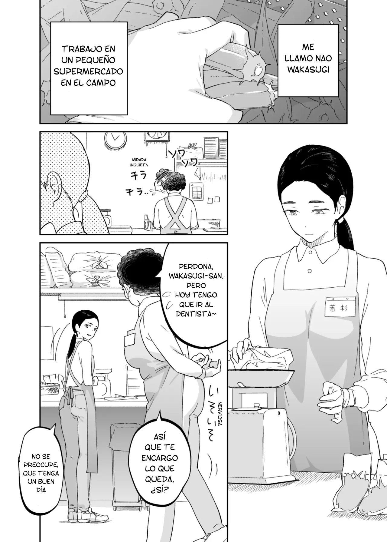 [Karashina En] 43-sai, Osanahaha | 43 Años, Madre joven [Spanish] [PlipPlop] image number 5