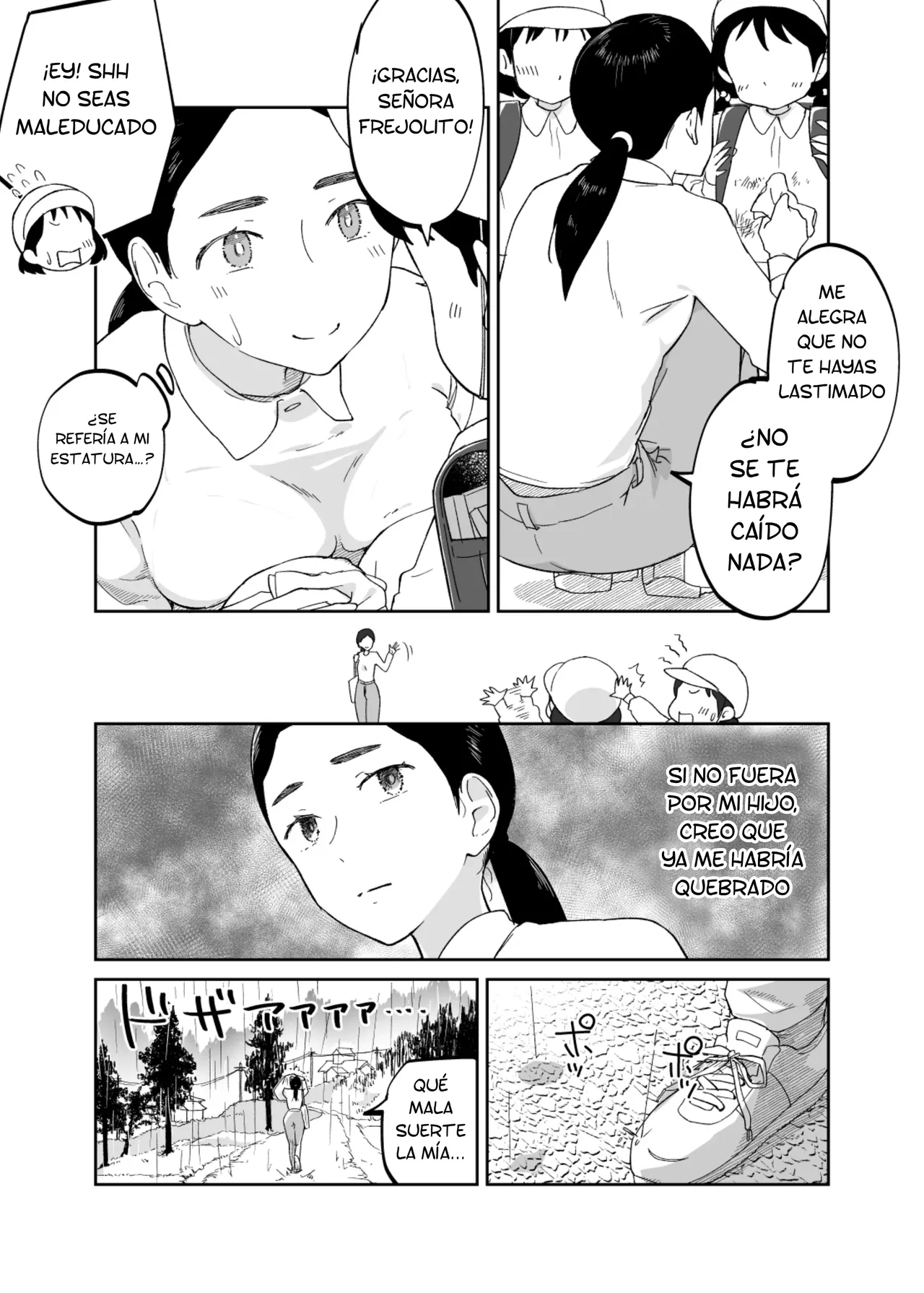 [Karashina En] 43-sai, Osanahaha | 43 Años, Madre joven [Spanish] [PlipPlop] image number 8