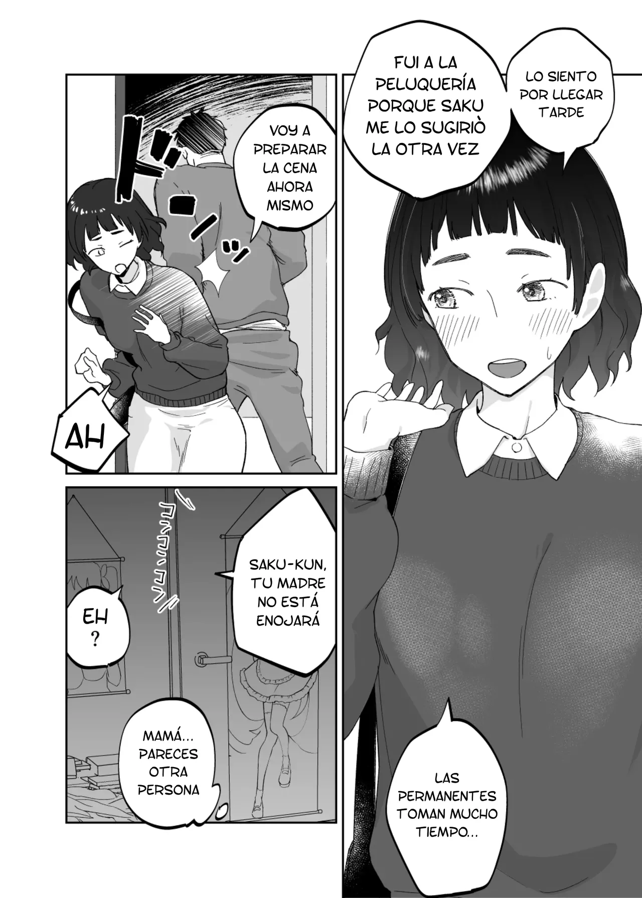 [Karashina En] 43-sai, Osanahaha | 43 Años, Madre joven [Spanish] [PlipPlop] image number 29