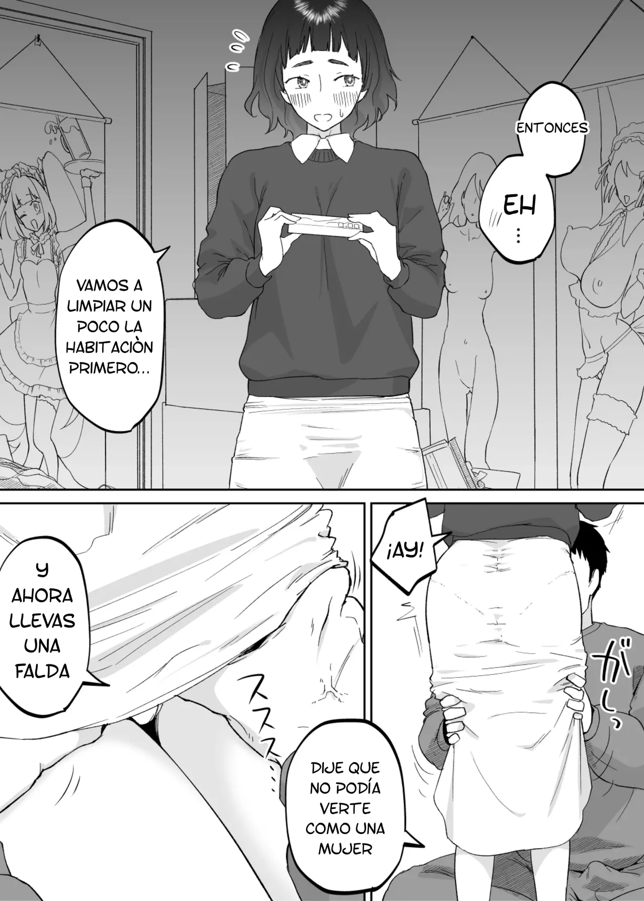 [Karashina En] 43-sai, Osanahaha | 43 Años, Madre joven [Spanish] [PlipPlop] image number 31