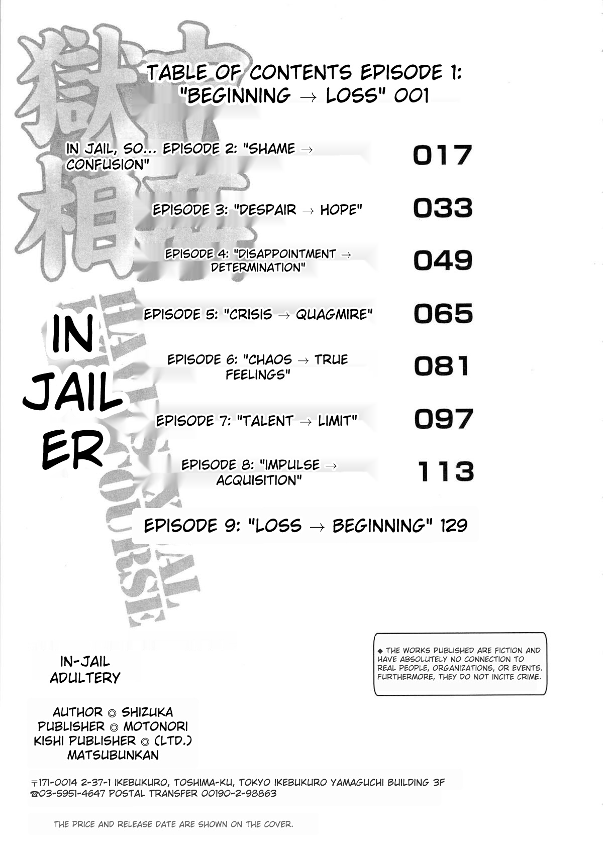 [SHIZUKA] Gokuchuu Soukan - Have Sexual Intercourse In Jail (MTL) numero di immagine  148