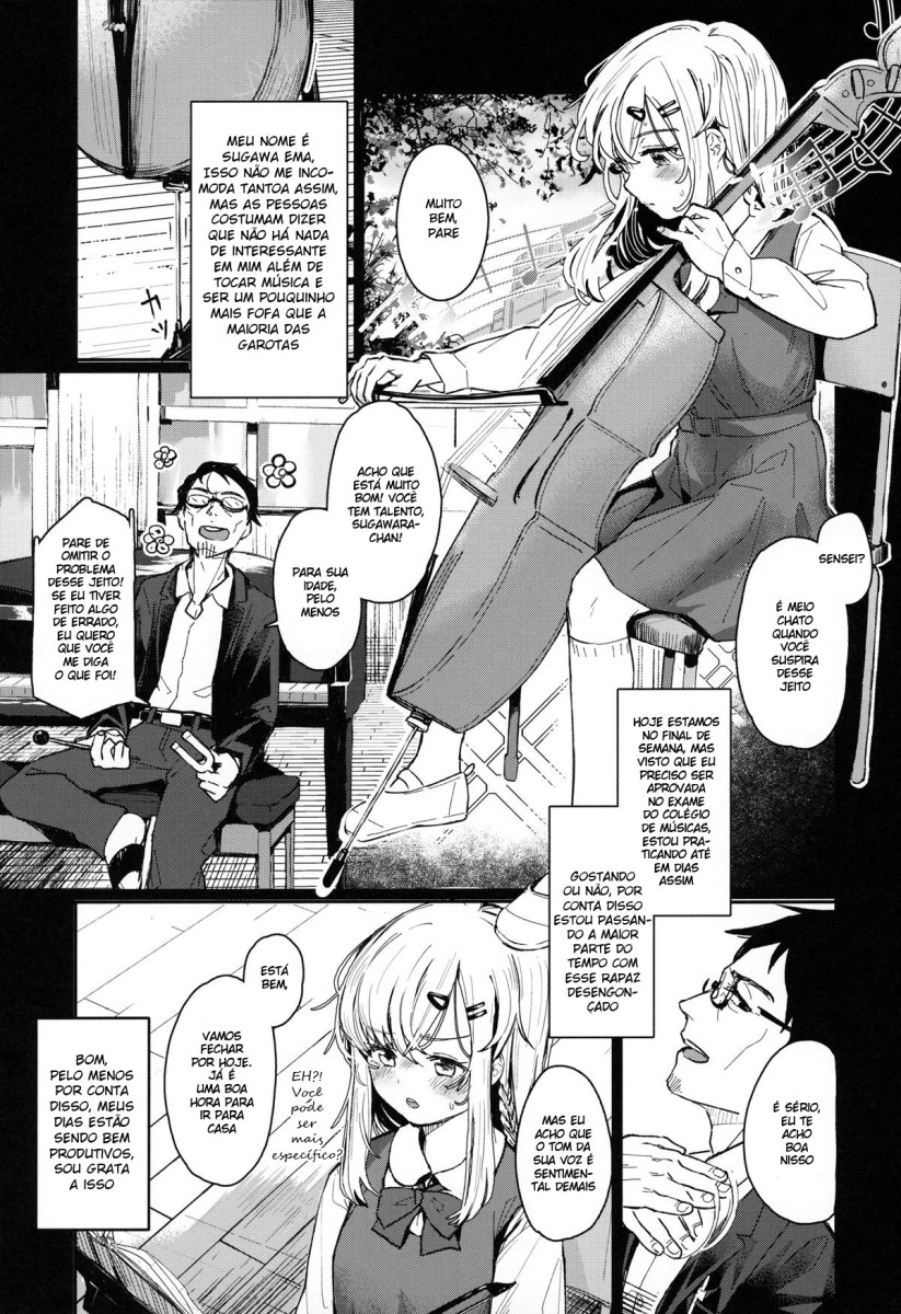 (C97) [Fatima Cigarette (Daki Makura)] Uzai Ossan ni Saimin Sarete Kimochi Yokunatta Hanashi [Portuguese-BR] 이미지 번호 2