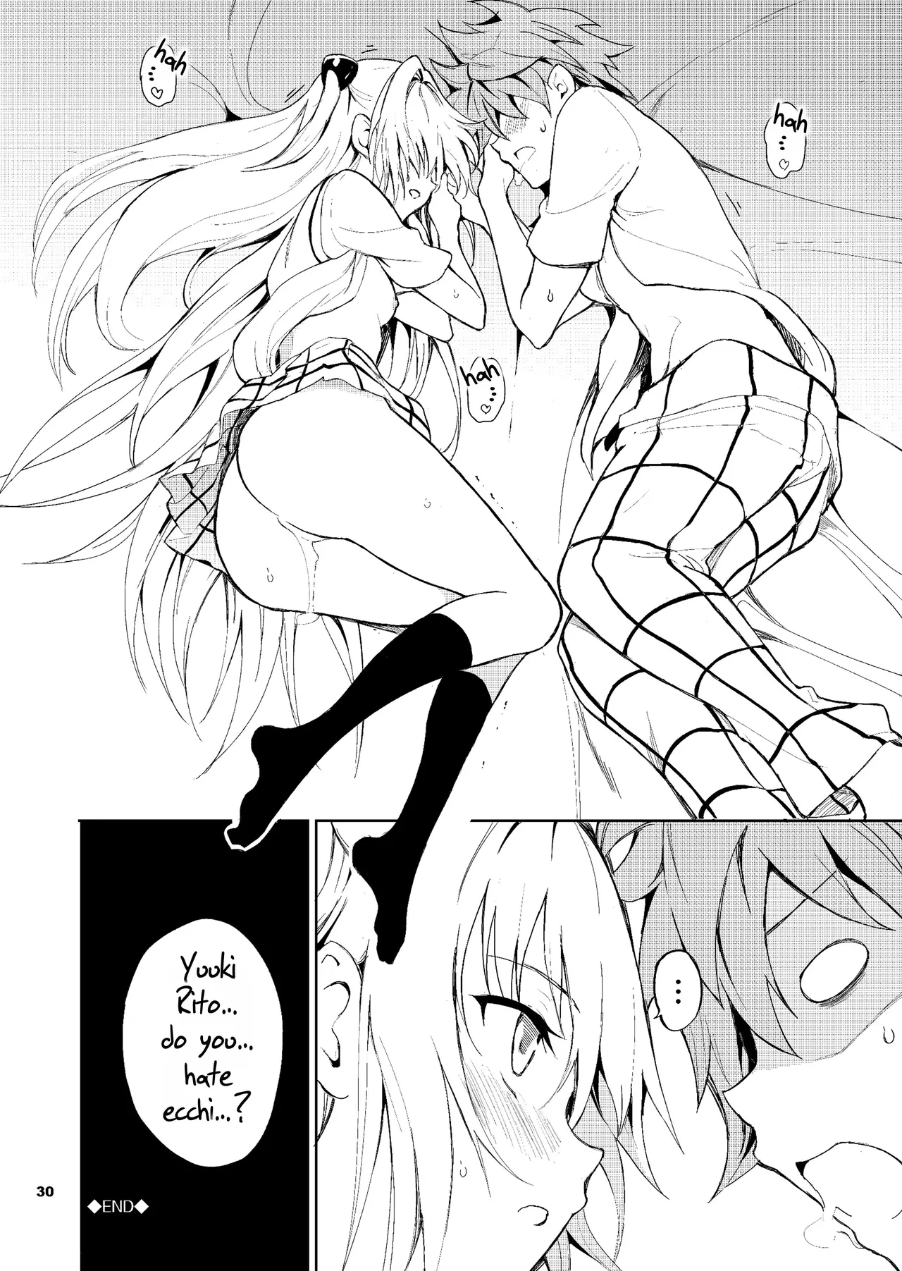 [Kyockchokyock (Kyockcho)] Ecchii no wa Kirai desu ka? | Do You Hate Ecchi? (To LOVE-Ru) [English] [Rei Scans] [Digital] numero di immagine  30