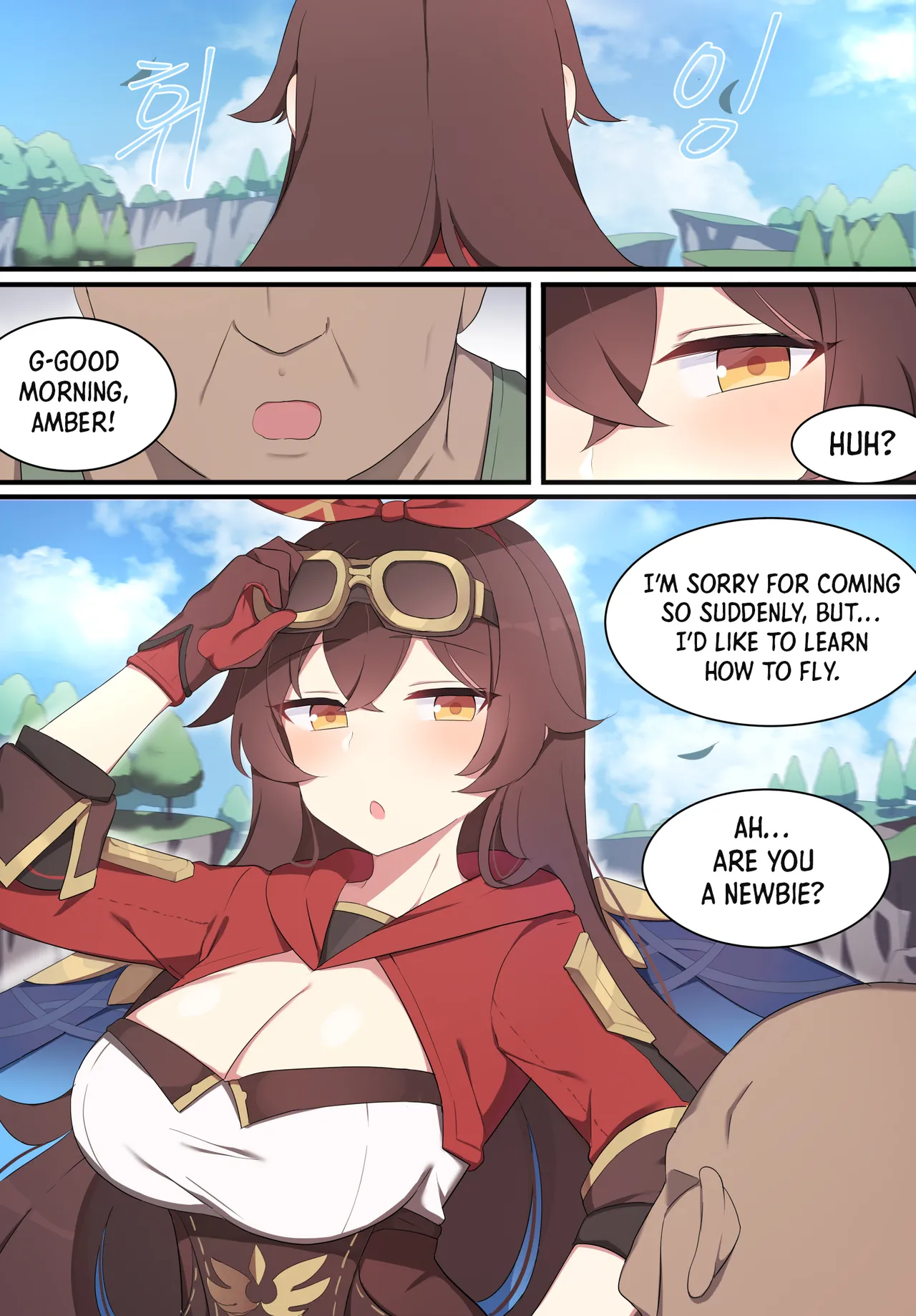 [Poyeop] Amber (Genshin Impact) [English] [Shiro Translation] première image