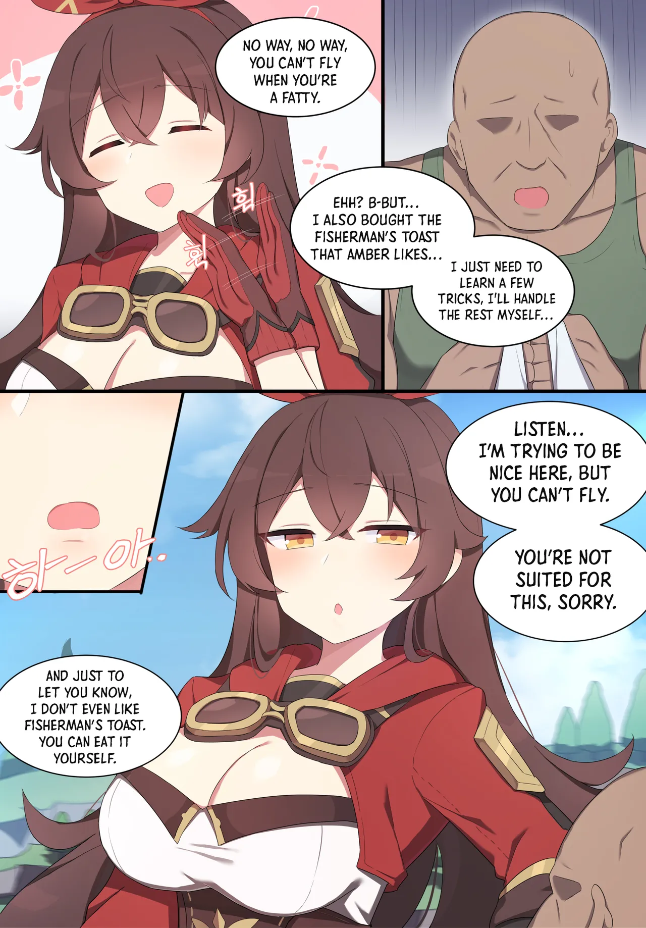 [Poyeop] Amber (Genshin Impact) [English] [Shiro Translation] 2eme image