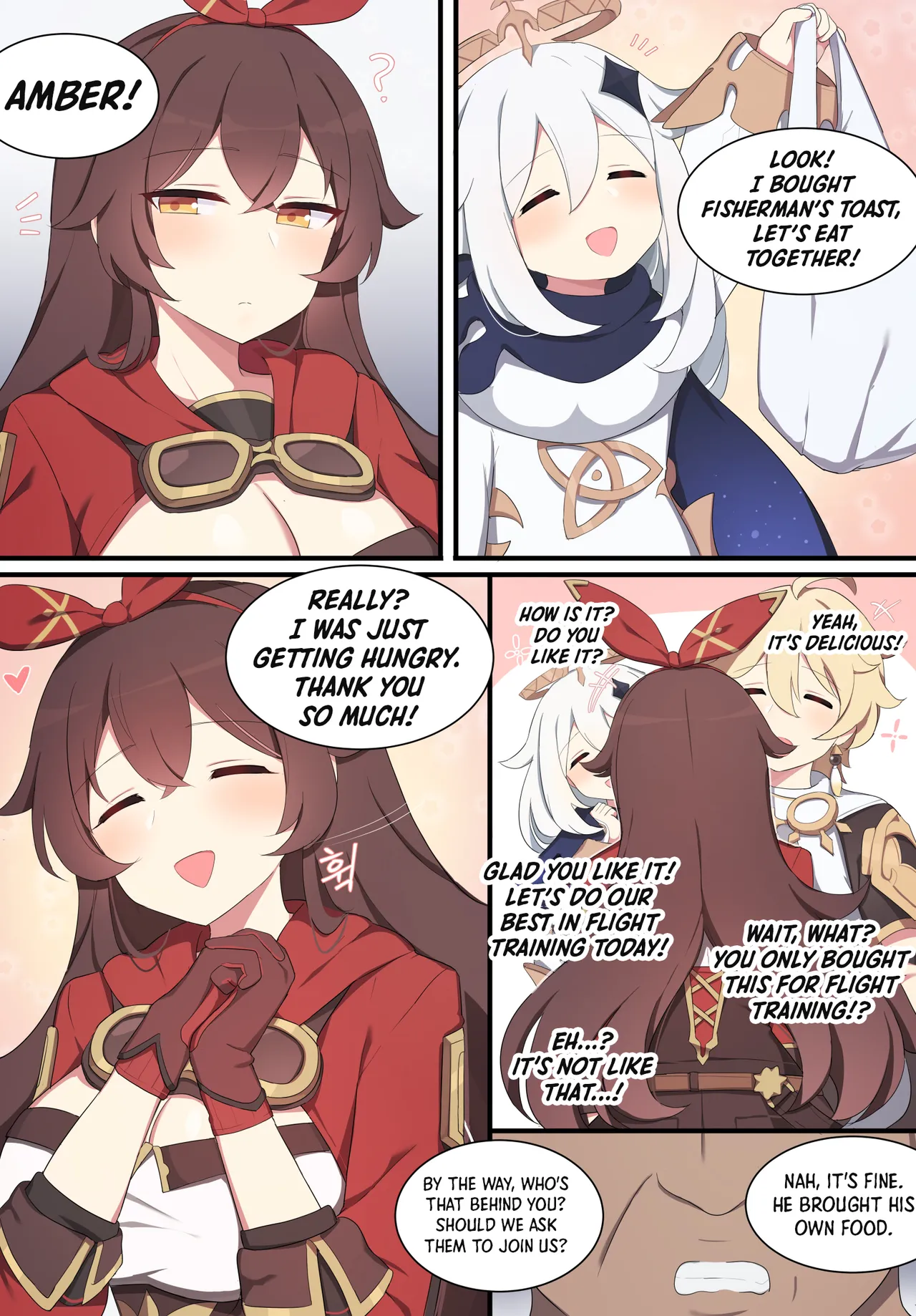 [Poyeop] Amber (Genshin Impact) [English] [Shiro Translation] 3eme image