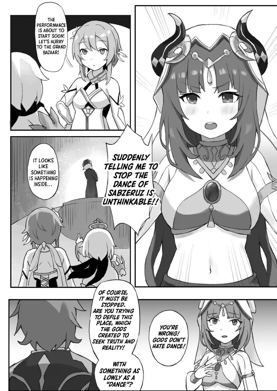 [KASABUTA] Ochita Hasu no Hana | The Fallen Lotus Flower (Genshin Impact) [English] [Shiro Translation] изображение № 1