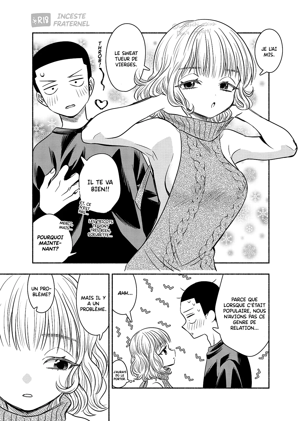 WADACHI TAIRA - Doutei o Korosu Sweater _ Le Sweat Tueur De Vierges numero di immagine  1