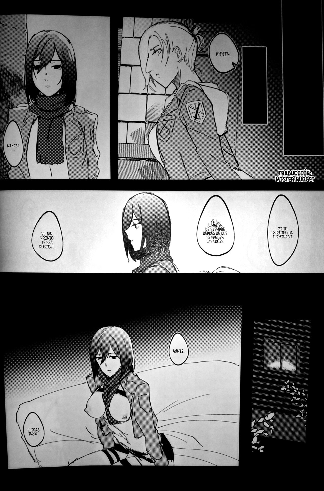 (Dai 19 Kai Hekigai Chousa Haku) [PHENOMENA (Dai Pippy)] Gukou (Shingeki no Kyojin) [Spanish] [Mr. Nugget] numero di immagine  9