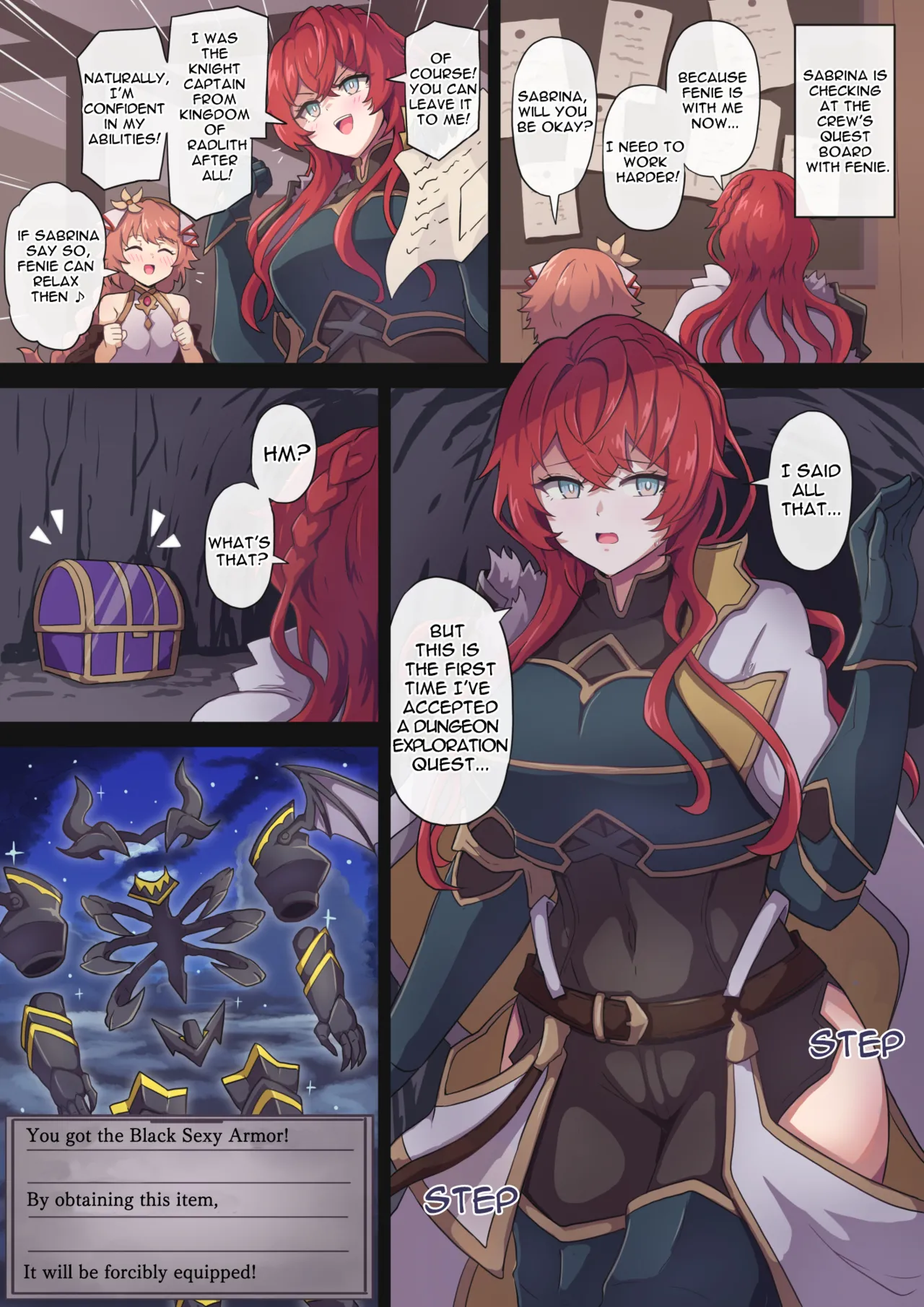 [Nine(KA-9)] Ecchi na Yoroi wo Kyōsei Sōchakusareru Saburina | Sabrina is Forced to Wear Sexy Armor (Granblue Fantasy) [English] première image