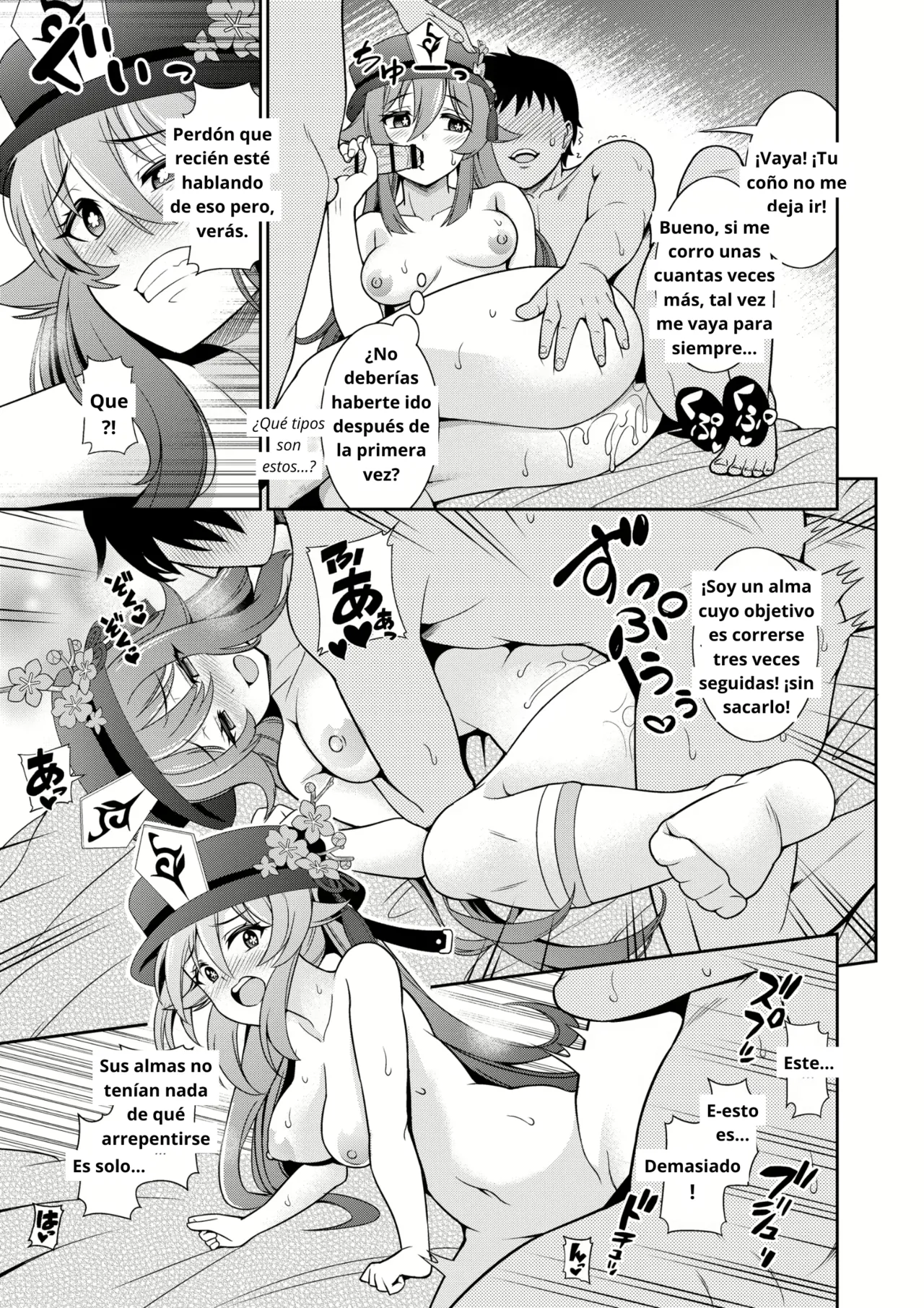 [Kurokoya (Shikigami Kuroko)] Zenin!! Anoyo Iki (Genshin Impact) [Spanish] [Digital] image number 16