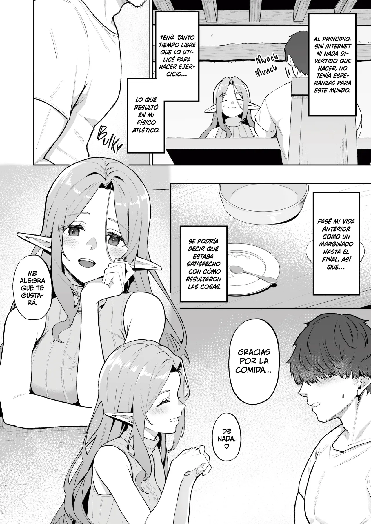 [Anza Yuu] Tensei Shitara Kahogo na Elf-san ni Hirowareta Ken | Acogido Por Una Elfa Sobreprotectora [Spanish] [MandaloAsiNoma] [Digital] 画像番号 5