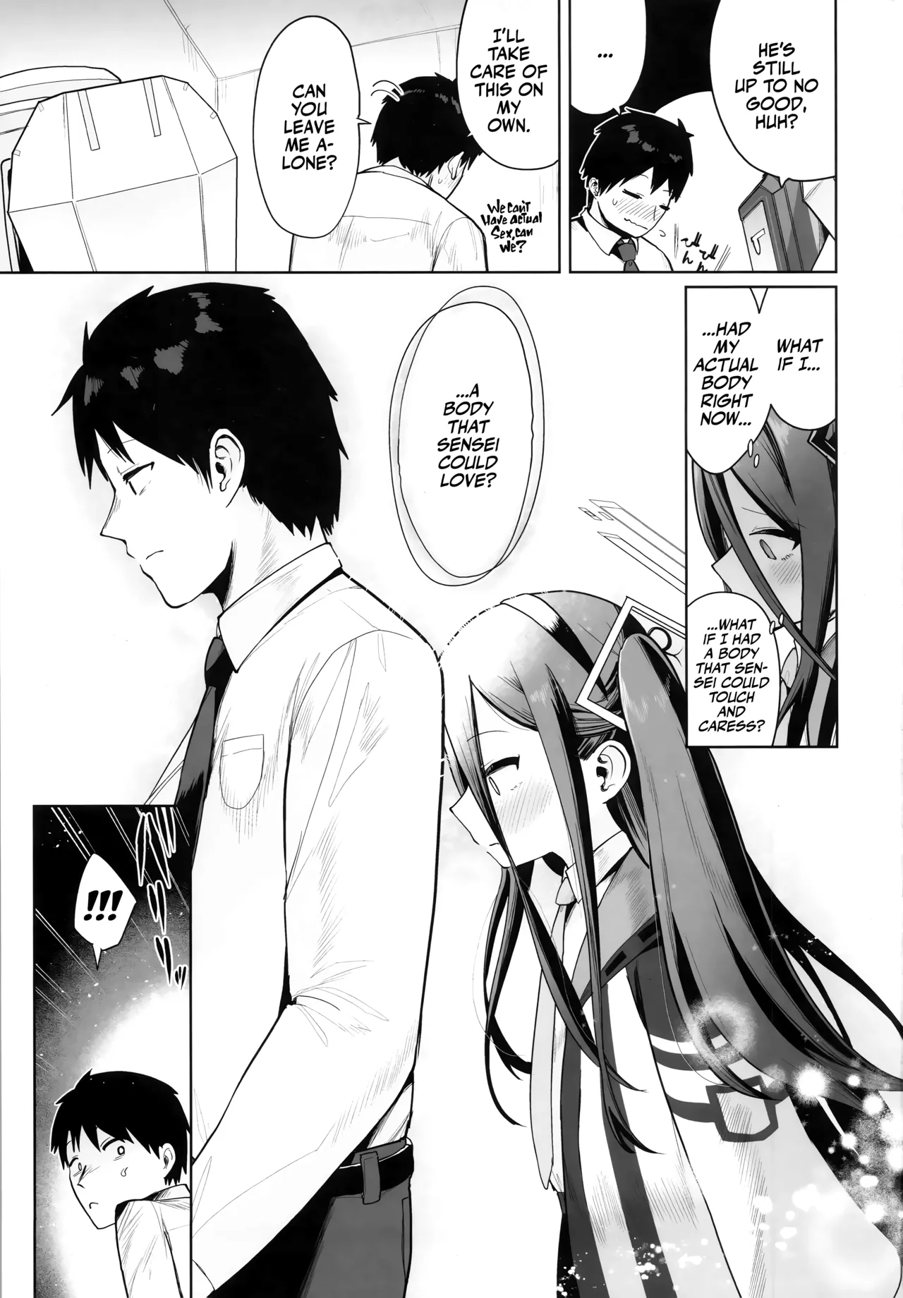 (Sensei no Archive 13) [Owakari Itadake Tadarouka (Umiyama Soze)] Donna Sugata demo Kimi wa, Konna Sugata demo Anata wa | Deep Inside, It's Still You! (Blue Archive) [English] [Team Rabu2] Bildnummer 14