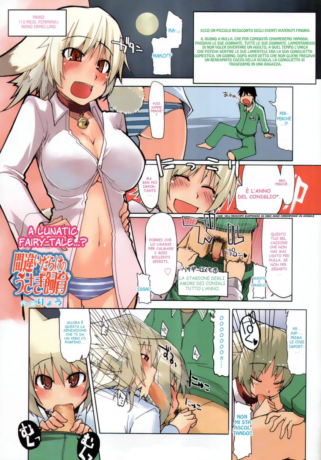 [Ryou] Machigai Darake no Usagi Shiiku | You're Doing It Wrong! (COMIC Tenma 2011-03) [Italian] [Hentai Fantasy] numero di immagine  1
