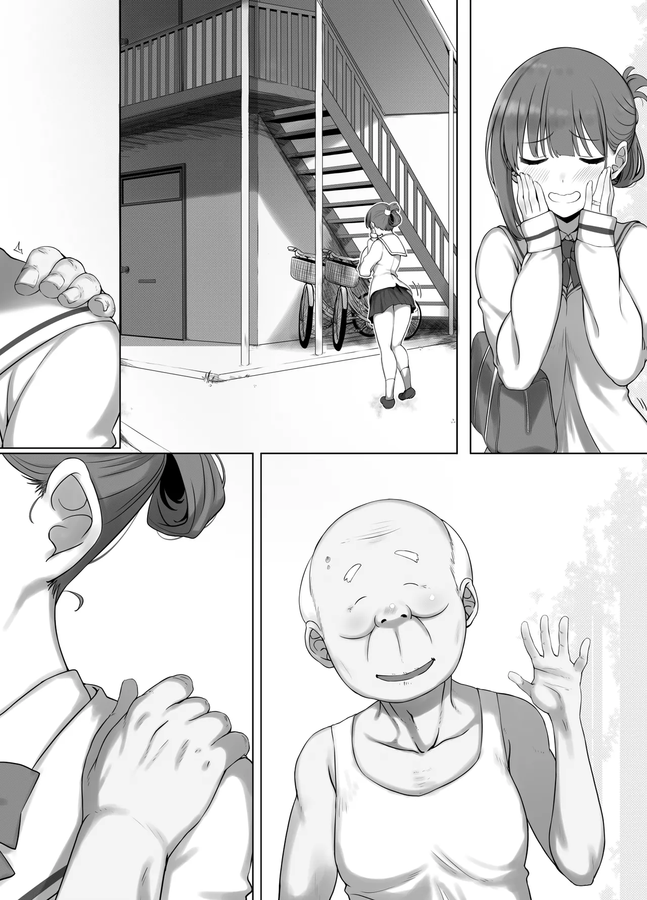 [k-Ten] Osanazuma Shizuku-Chan no Netorare Shinkon Seikatsu ーSono Pichipichi no karada o Tonari no Saitei Erojiji no Dekachin de Musaborareru JK Osanazumaー [Digital] image number 53