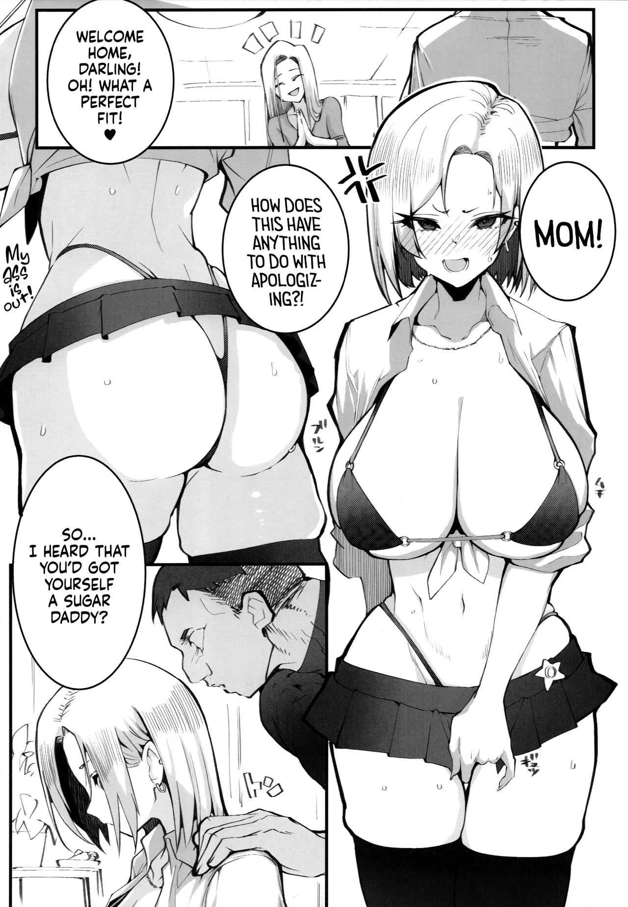 (C105) [Armadillo (Renji, Daiji)] Gal Oyako no Egui Kasegikata | Gyaru mother-daughter family business [English] [head empty] Bildnummer 3