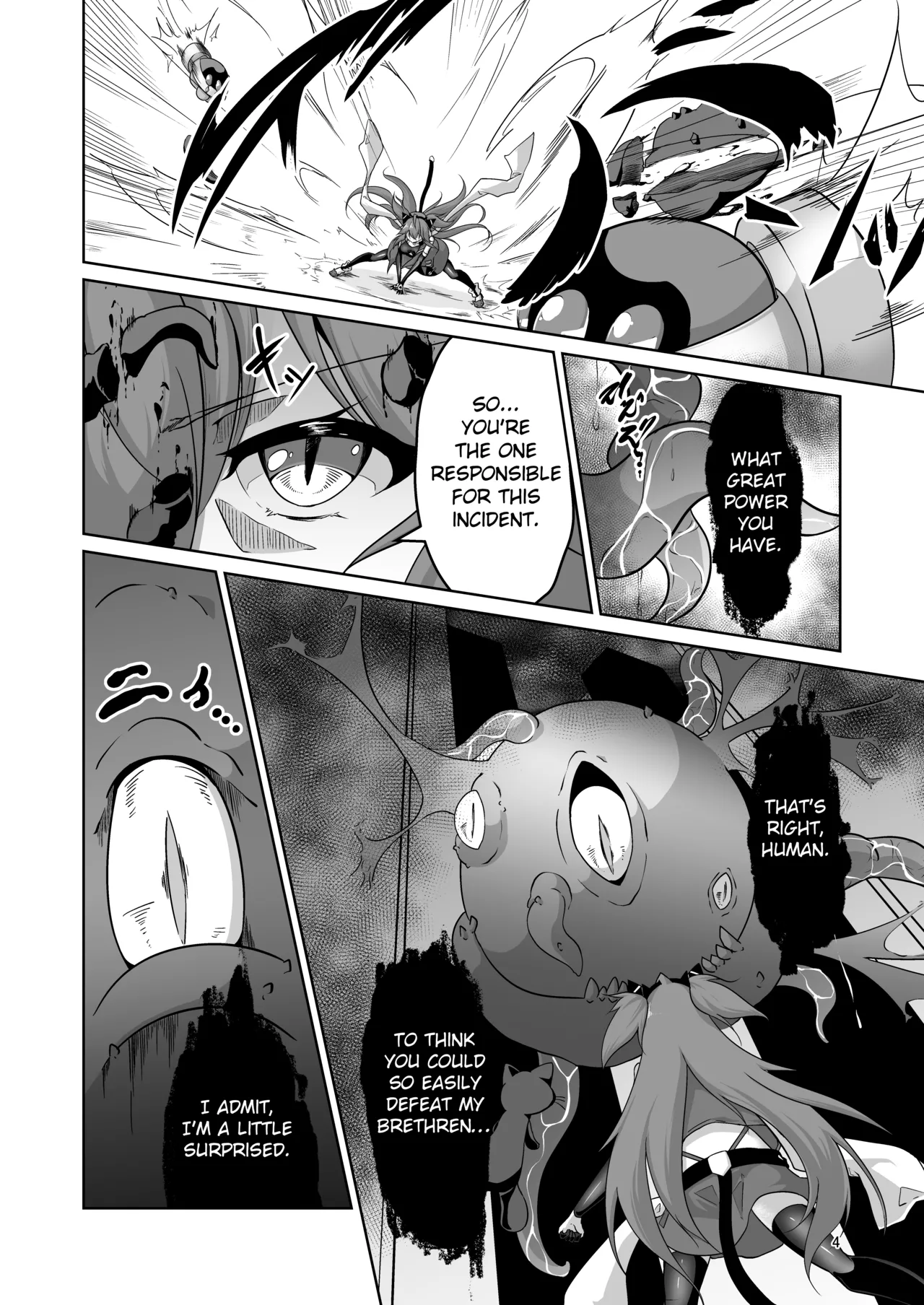 [Ohakagurashi (Nintoku)] Masou Shoujo Natsumi Haiboku no Kusuguri Jigoku |  Magical Girl Natsumi's Defeat in Tickling Hell  [English]  [Digital] numero di immagine  3