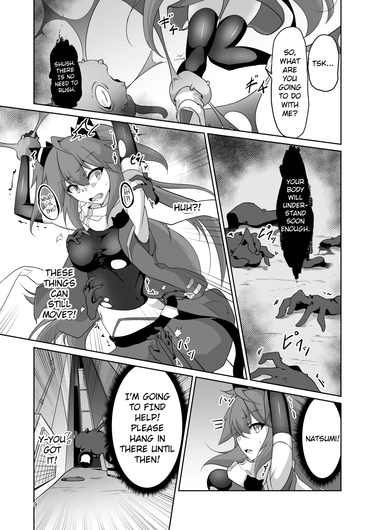 [Ohakagurashi (Nintoku)] Masou Shoujo Natsumi Haiboku no Kusuguri Jigoku |  Magical Girl Natsumi's Defeat in Tickling Hell  [English]  [Digital] numero di immagine  8