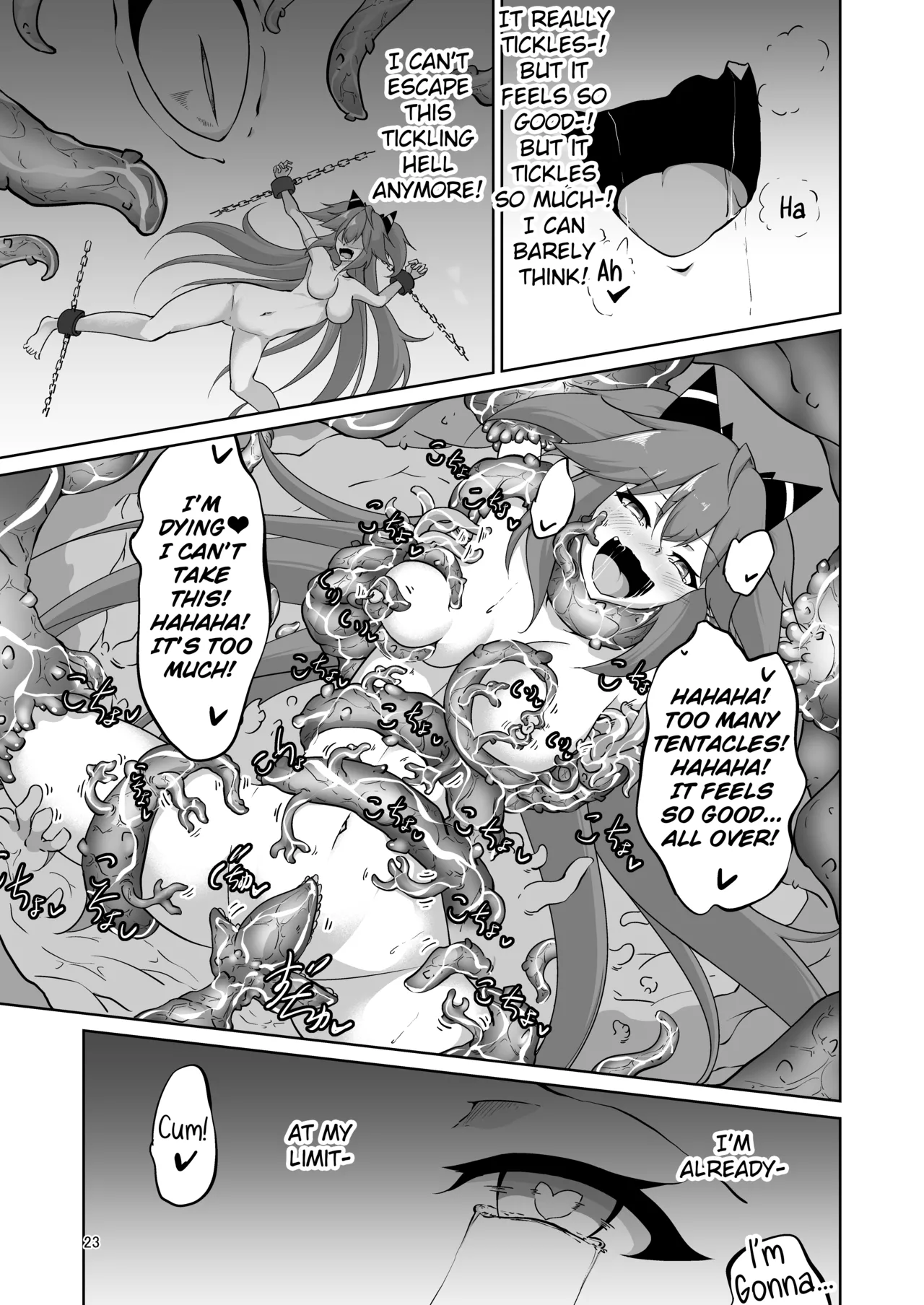 [Ohakagurashi (Nintoku)] Masou Shoujo Natsumi Haiboku no Kusuguri Jigoku |  Magical Girl Natsumi's Defeat in Tickling Hell  [English]  [Digital] numero di immagine  22