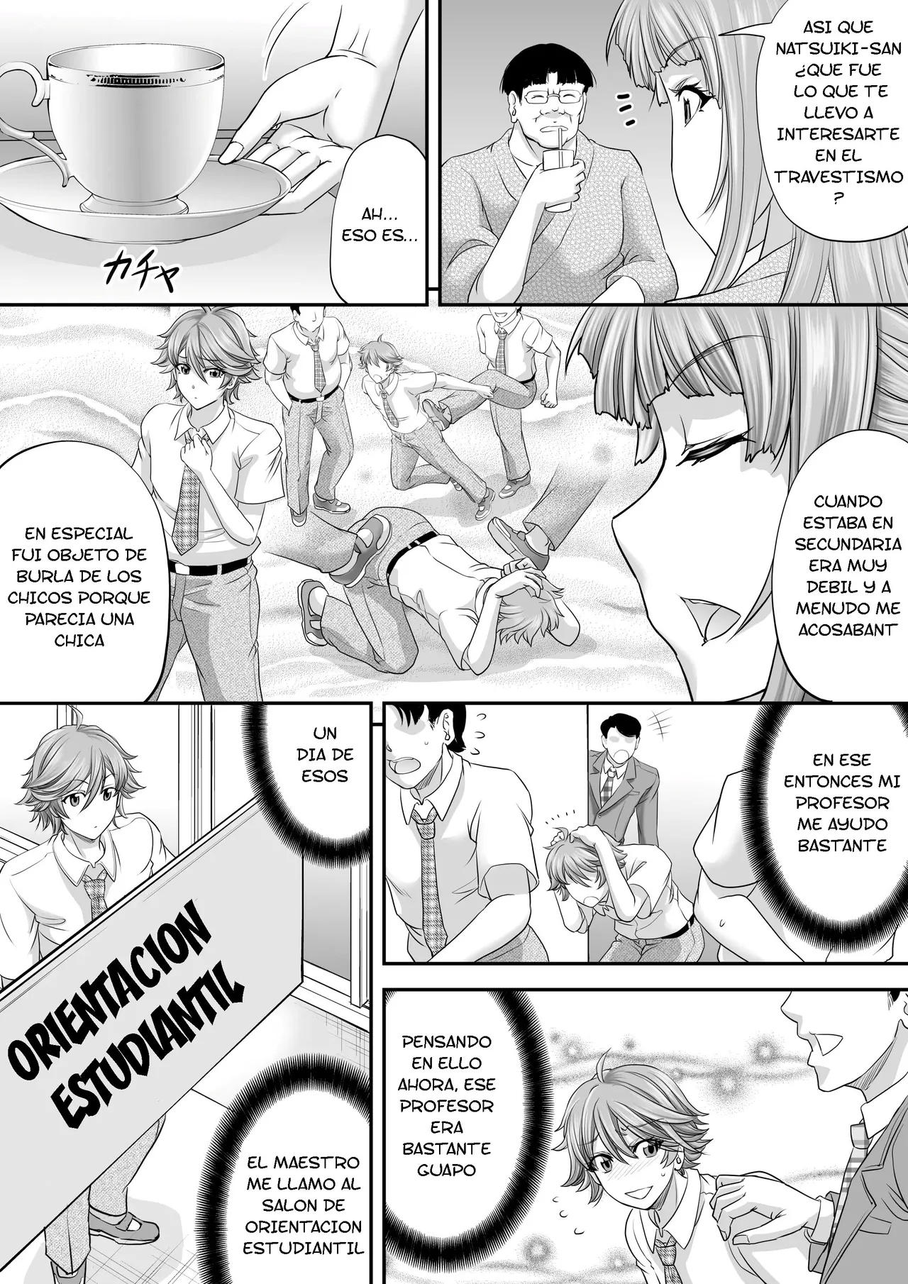 [Pushmine (Kikuichi Monji)] Transexual Motokyoushi ga Papakatsu de Motometa Mono imagen número 4