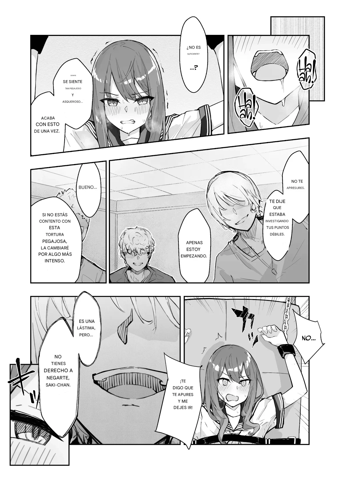 [Nanonan no Tei (Nanonanno)] JK Kuppuku Kousoku 2 ~Aikidou Shoujo ga Maketa Hi~ | Restricción y Sometimiento de una JK 2 ~El Día en que la Chica de Aikido Perdió~ [Español] [Otro Akira] image number 18