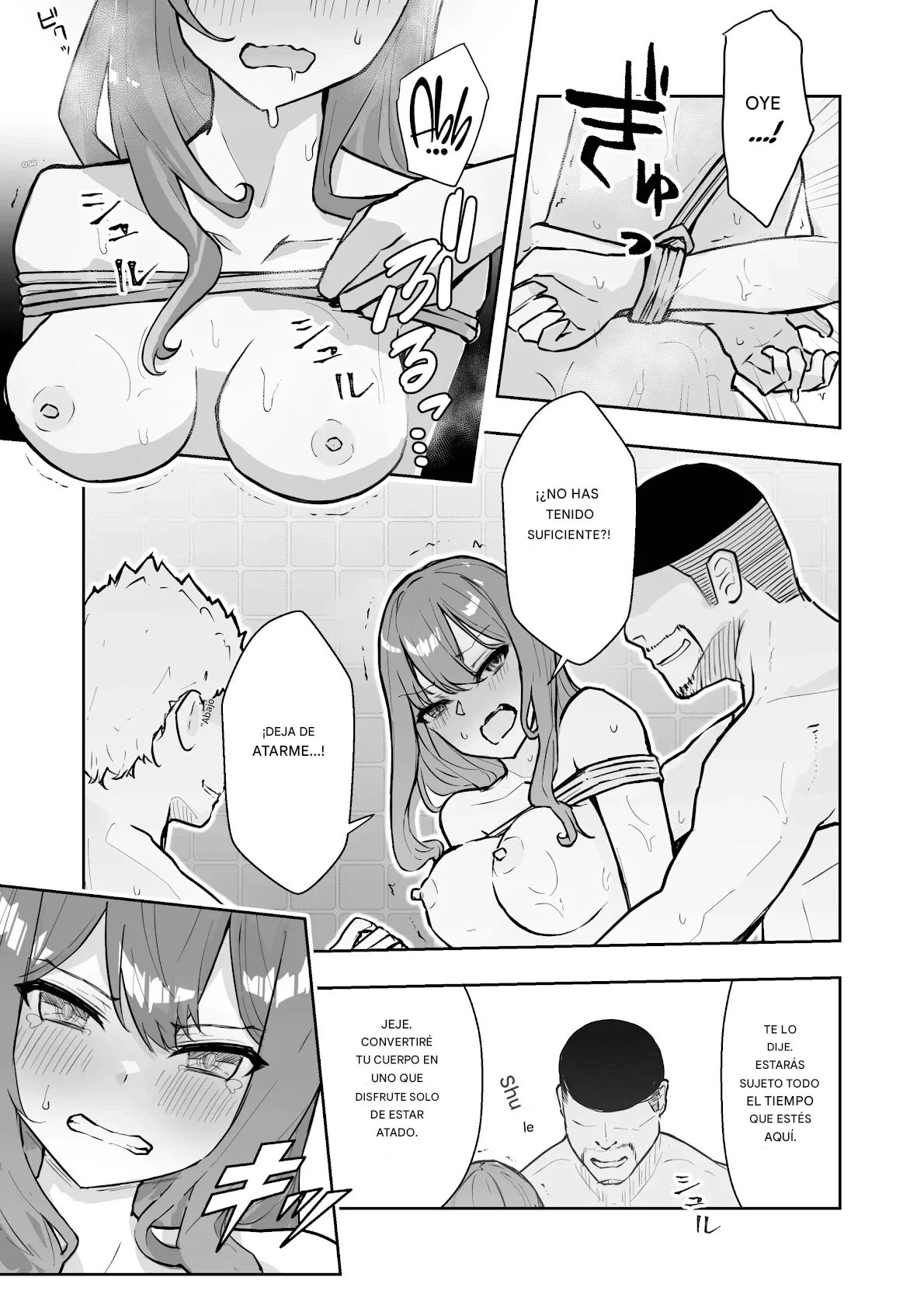 [Nanonan no Tei (Nanonanno)] JK Kuppuku Kousoku 2 ~Aikidou Shoujo ga Maketa Hi~ | Restricción y Sometimiento de una JK 2 ~El Día en que la Chica de Aikido Perdió~ [Español] [Otro Akira] image number 43