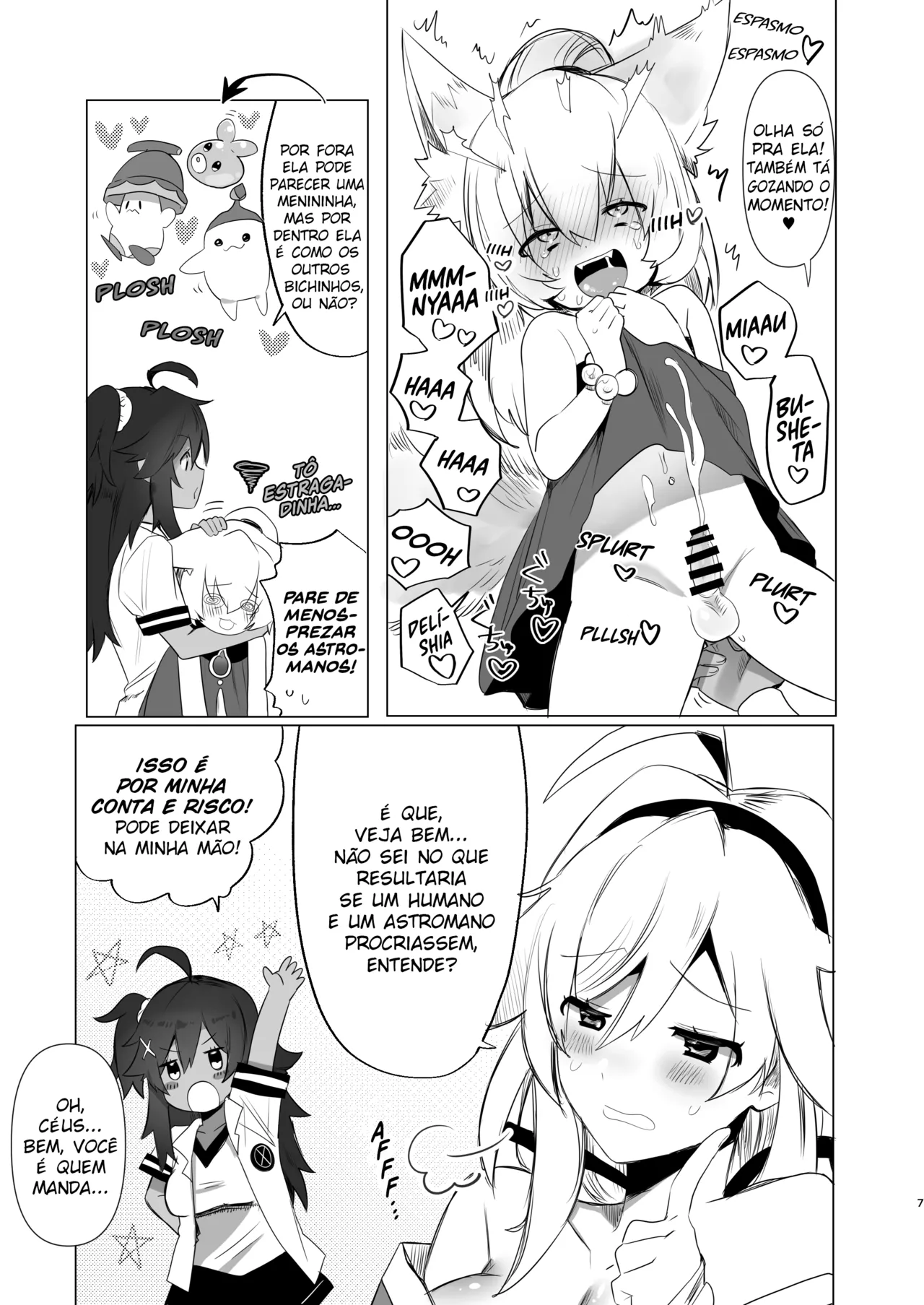 [Chichiguni (Aono Keita)] Futanari Kitsune Musume ni Goyoushin | Cuidado com a Garota-Raposa Pirocuda (Monster Super League) [Portuguese-BR] [Zzyzzyxx] [Digital] imagen número 7