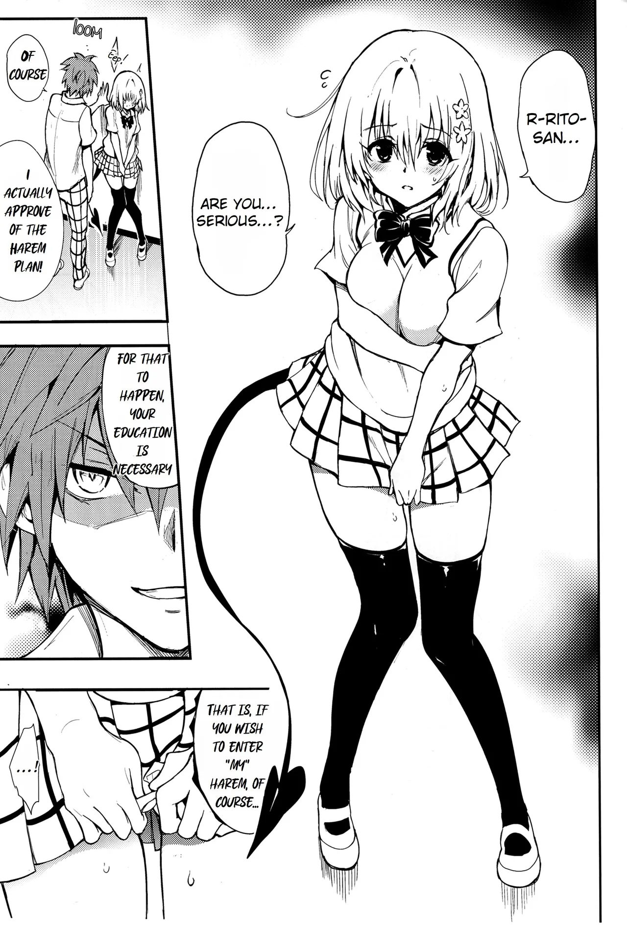 (C105) [Kyockchokyock (Kyockcho)] Harem Kyouiku - My Harem Education (To LOVE-Ru Darkness) [English] [Rei Scans] 画像番号 2