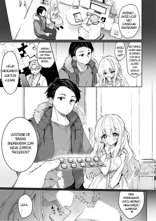 sexo com troca de corpos entre marido e mulher para fazer bebês! image number 1