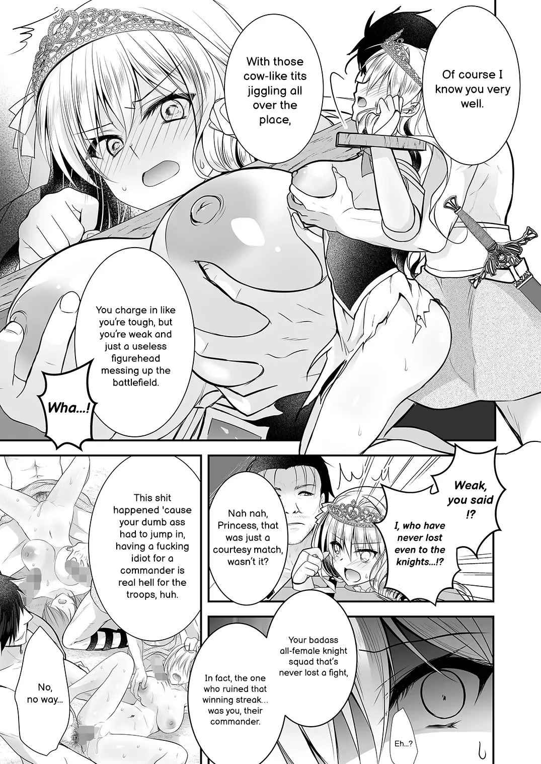 [NANACAN (Nanaca Mai)] Isekai Gangrape 2 ~There is No Way A Dignified Princess Knight Succumbs to The Barbarian's Dick~ [Digital] [MTL] image number 8