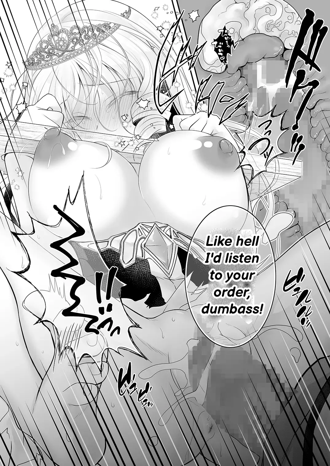 [NANACAN (Nanaca Mai)] Isekai Gangrape 2 ~There is No Way A Dignified Princess Knight Succumbs to The Barbarian's Dick~ [Digital] [MTL] image number 13