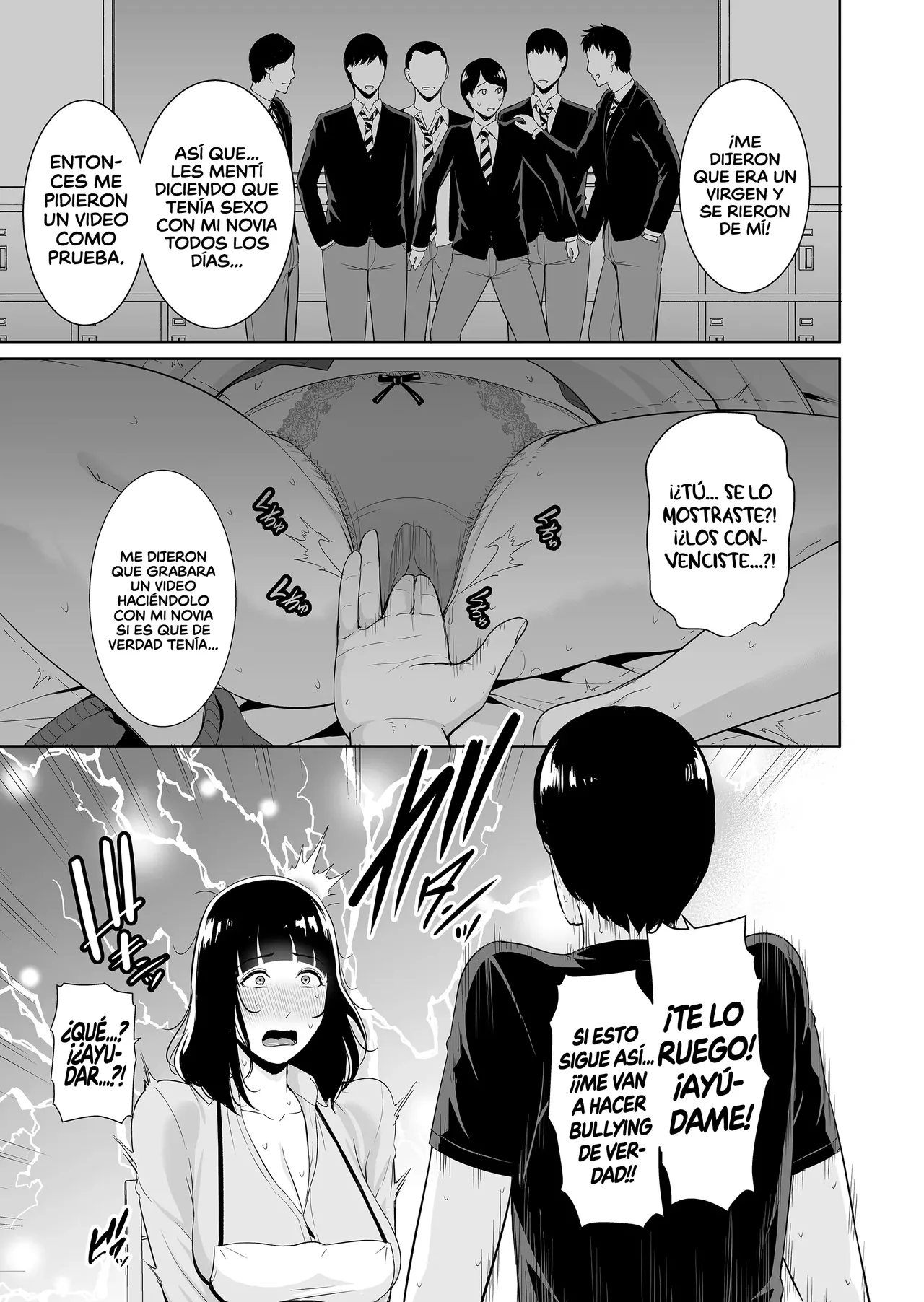 [Misaki (gonza)] Musuko ni Matagaru Hi ~Haha to Musuko no Hamedori Kiroku~ | El día que monté a mi hijo [Spanish] [Aoki Scans] [Decensored] numero di immagine  10