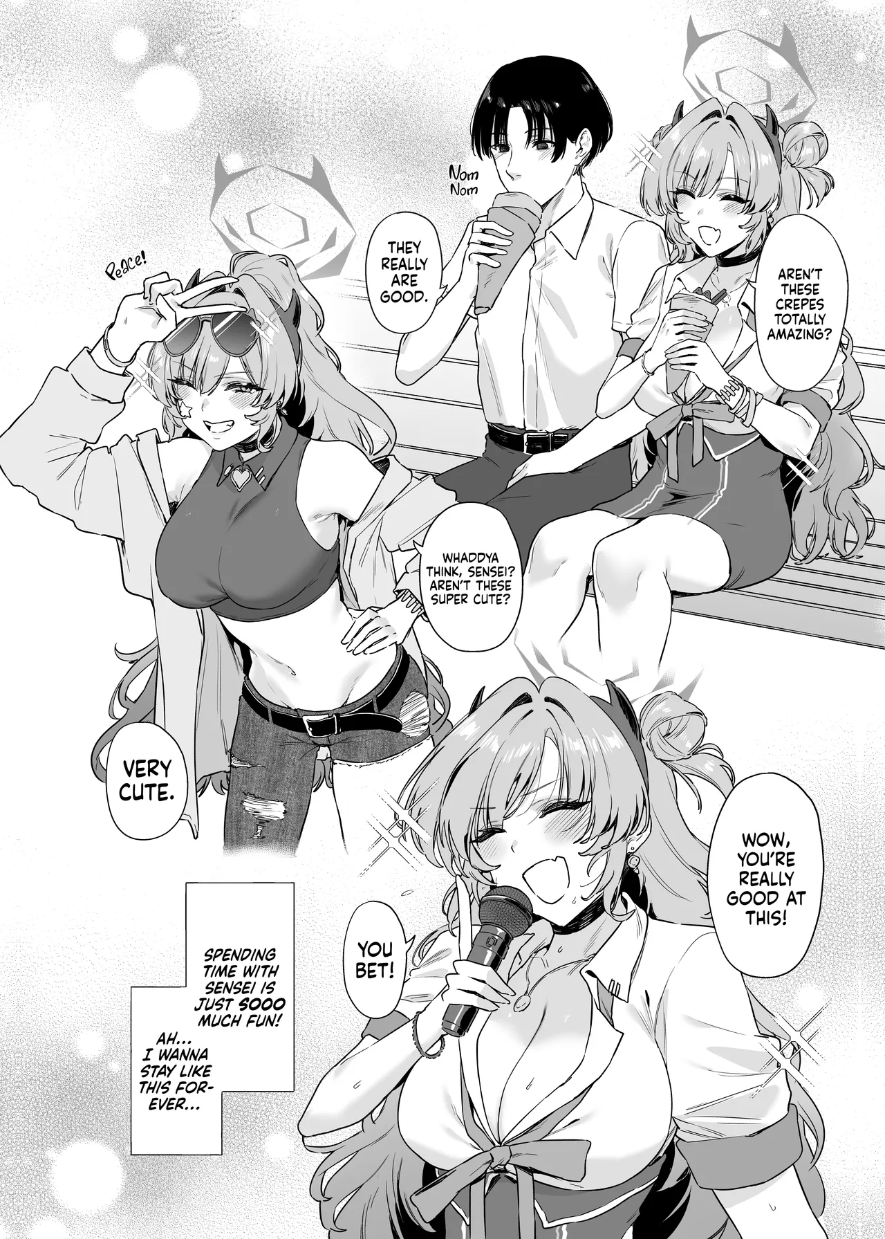 [12-banme no Seki (Agape)] Yozakura ni Ochite ー Falling for Kirara (Blue Archive) [English] [head empty] [Digital] image number 5